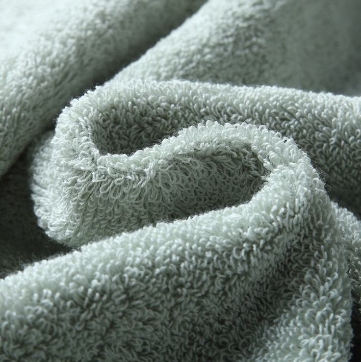 Vivolux | 100% ägyptische Baumwolle Badetuch 70x140cm - grau