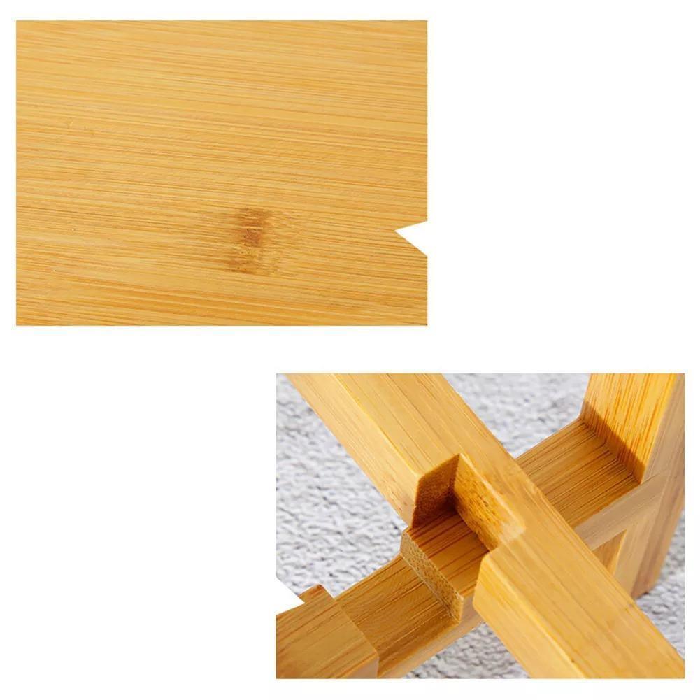 Vivolux | BambooElevate Pflanzständer aus Bambusholz | Verstellbar & Stabil | Perfekt für Innenräume