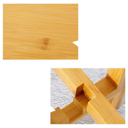 Vivolux | BambooElevate Pflanzständer aus Bambusholz | Verstellbar & Stabil | Perfekt für Innenräume