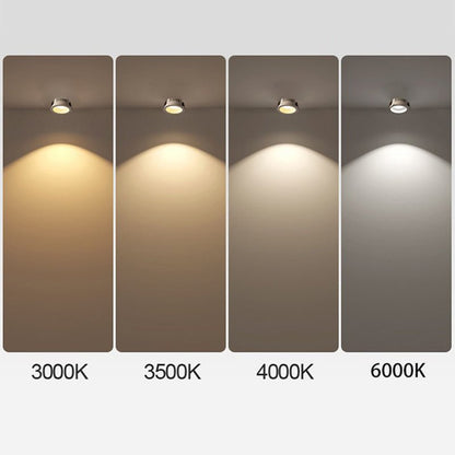 Vivolux | Origo Minimalistische LED Deckenleuchte - Verstellbarer Rund Einbaulampe