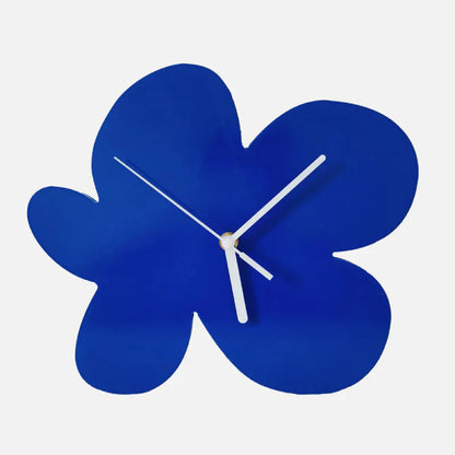 Vivolux | Klein Blaue Geometrische Wanduhr