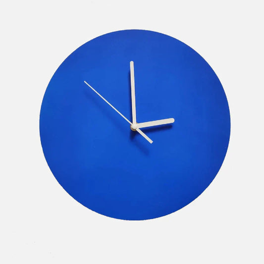 Vivolux | Klein Blaue Geometrische Wanduhr