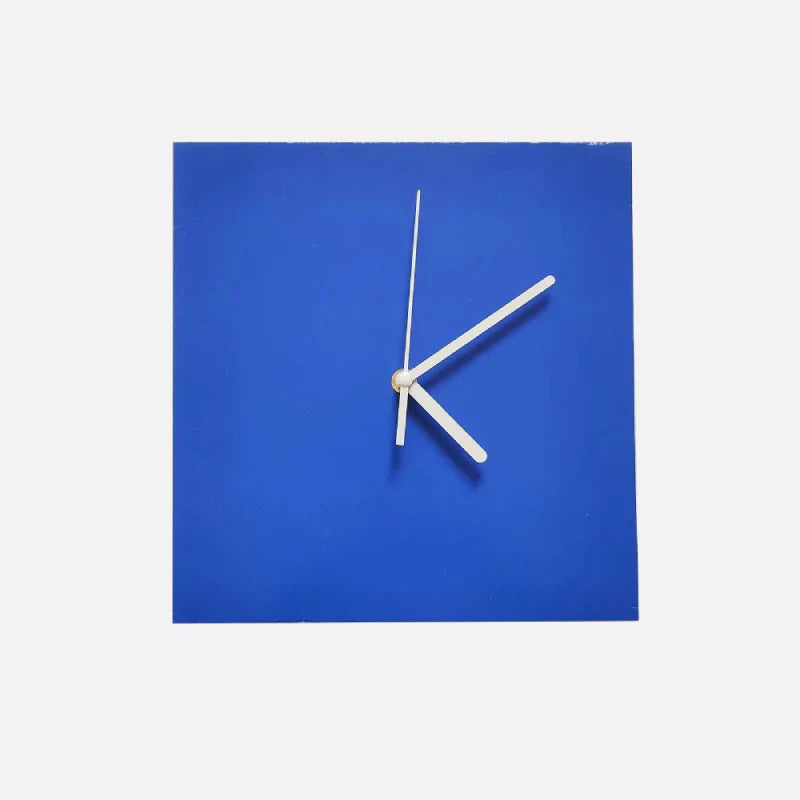 Vivolux | Klein Blaue Geometrische Wanduhr