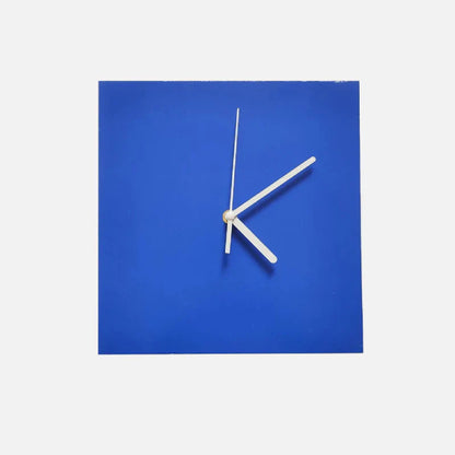 Vivolux | Klein Blaue Geometrische Wanduhr