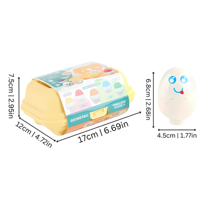 Vivolux | Bildungs-Plastik-Farbbestimmungs-Ei-Spielzeug