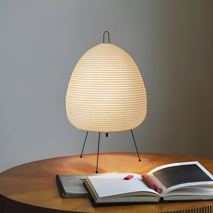 Vivolux | ZenLoom – Luxuriöse Tischlampe mit japanischem Wabi-Sabi-Design für sanftes Licht