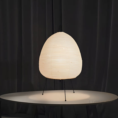 Vivolux | ZenLoom – Luxuriöse Tischlampe mit japanischem Wabi-Sabi-Design für sanftes Licht