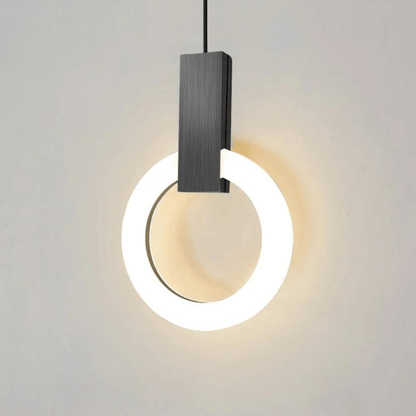 Vivolux | Nordische LED-Hängelampe aus Holz, kreisförmig