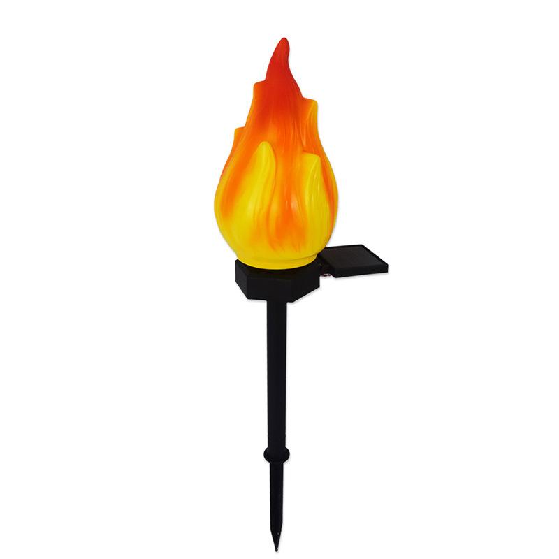 Vivolux | Solar-Außenlichter mit flackernder Flamme, Solarlichter für außen, wasserdichte LED-Flammenfackeln, Solar-Außenlichter für Camping Garten Landschaft Patio Weg Außendekoration