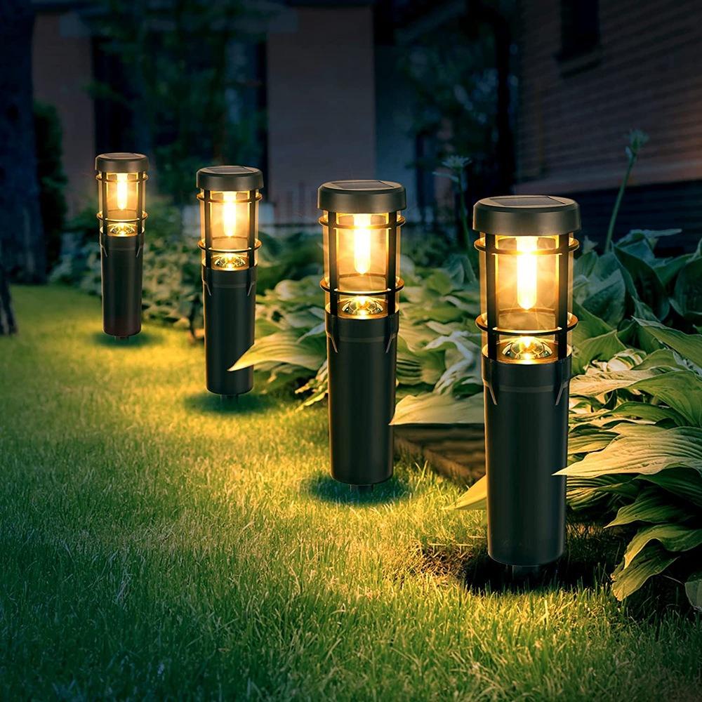 Vivolux | Solar-Weglichter, Solar-Außenlichter bis zu 14 Std. Außen wasserdicht, IP65 wasserdichte Solar-Gartenlichter für Pfade Weg Gehweg