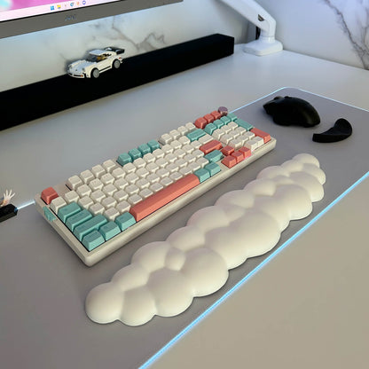 Vivolux | Wolkenförmige Tastatur- & Maus-Handballenauflage