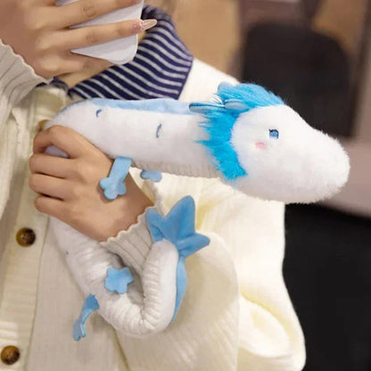 Vivolux | Haku der Lange Weiße Blaue Drache Plüsch