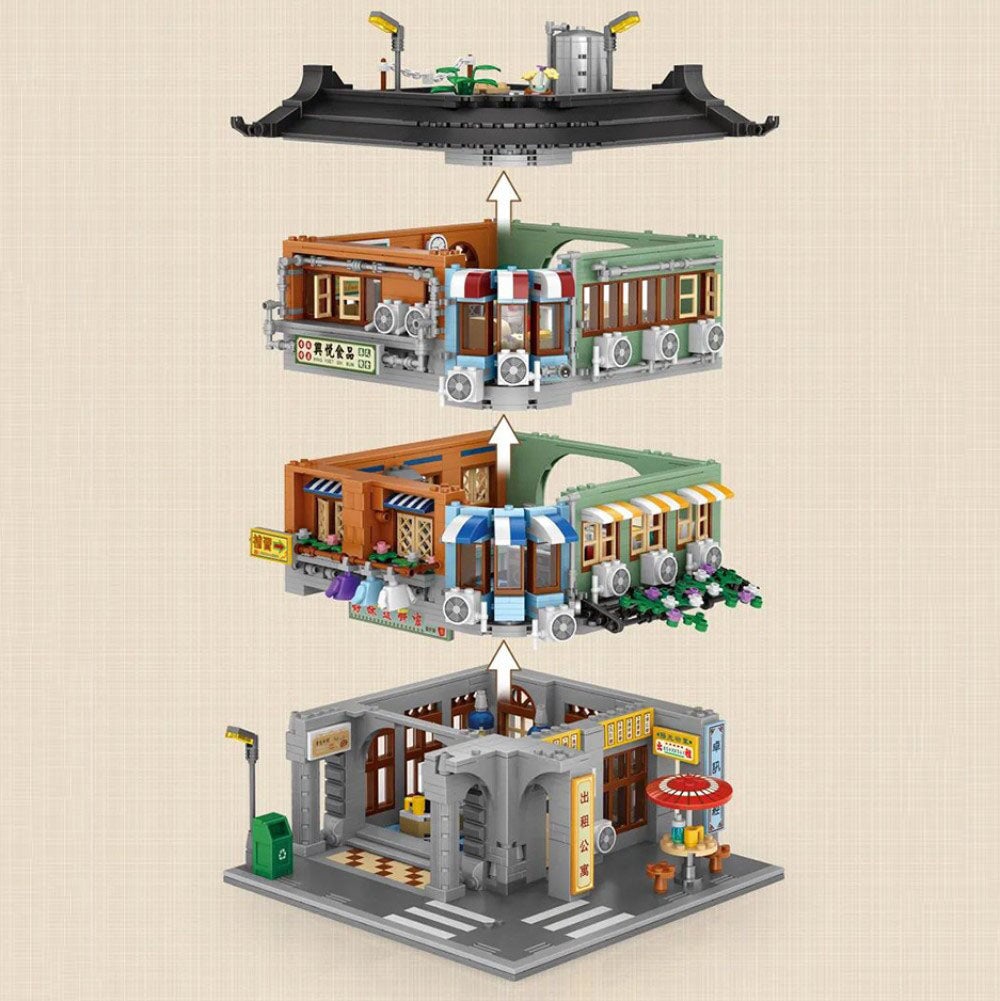 Vivolux | Hong Kong Street Apartment & Pharmacy Mikro Bausteine