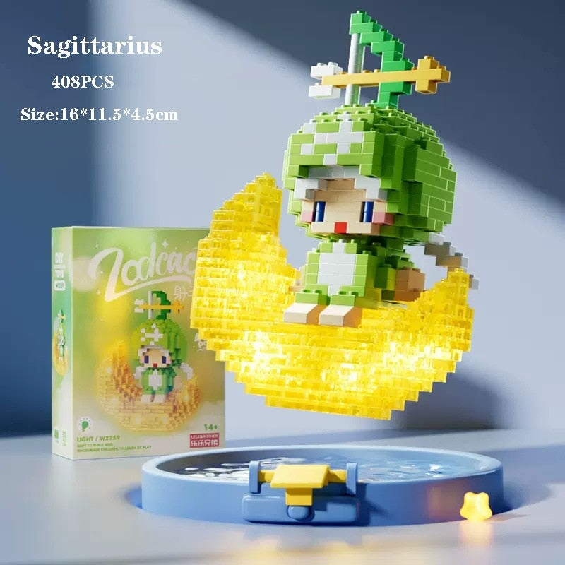 Vivolux | Kawaii Chibi Mond Tierkreis Sternkonstellationen Nano Baukästen