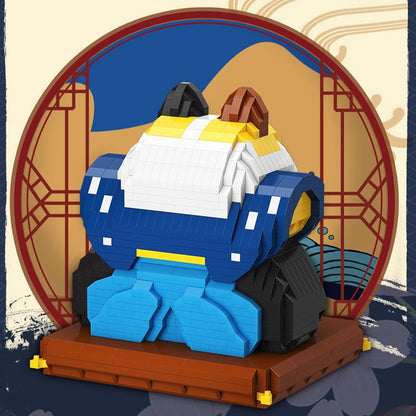 Vivolux | Muskel Glückskatze & Kimono Outfit Nano Bausteine