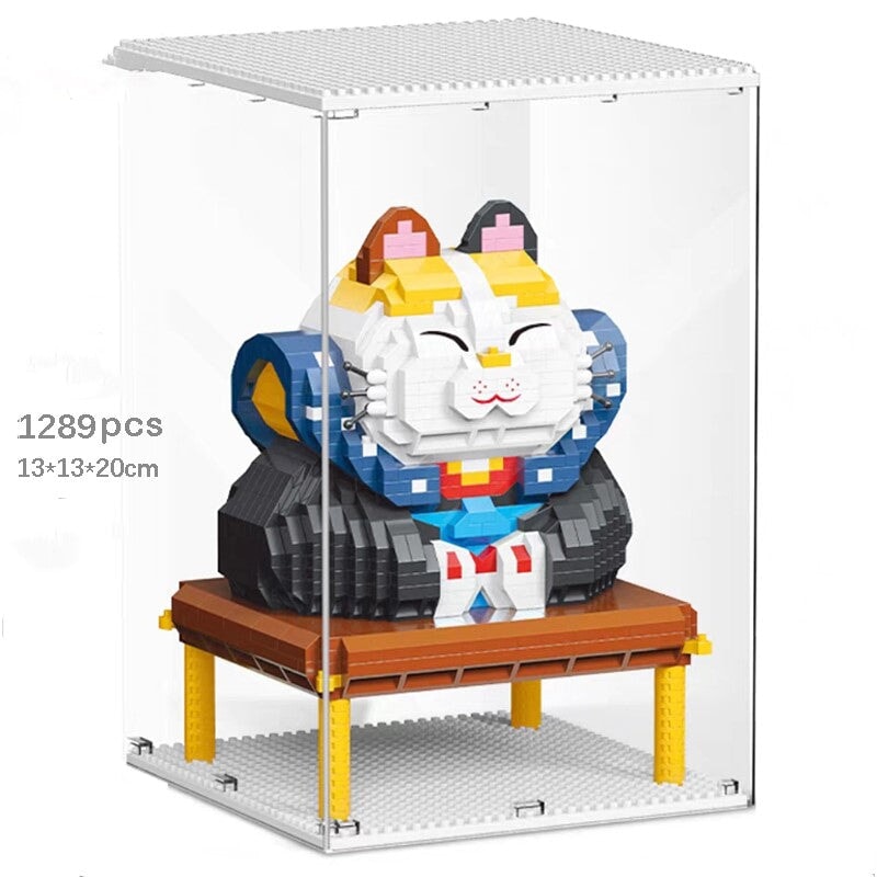 Vivolux | Muskel Glückskatze & Kimono Outfit Nano Bausteine