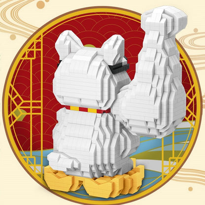 Vivolux | Muskel Glückskatze & Kimono Outfit Nano Bausteine