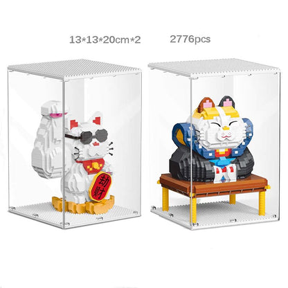 Vivolux | Muskel Glückskatze & Kimono Outfit Nano Bausteine