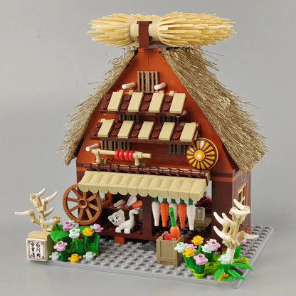 Vivolux | Shirakawa-go Dori Street Japanische Geschäfte Bausätze - Begrenzter Lagerbestand