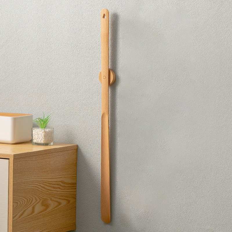 Vivolux | Holz langer Griff magnetischer Schuhlöffel