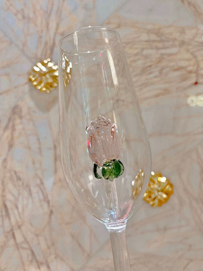 Vivolux | La Vie En Rose | Sektglas - Handgemacht