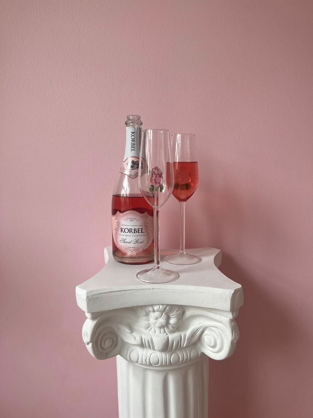 Vivolux | La Vie En Rose | Sektglas - Handgemacht