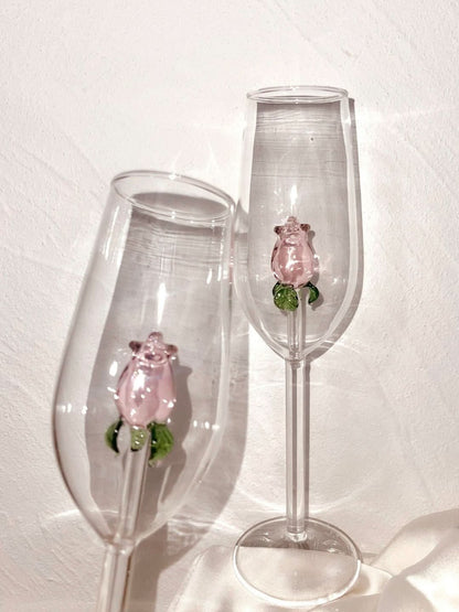 Vivolux | La Vie En Rose | Sektglas - Handgemacht