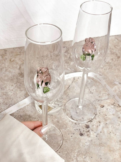 Vivolux | La Vie En Rose | Sektglas - Handgemacht
