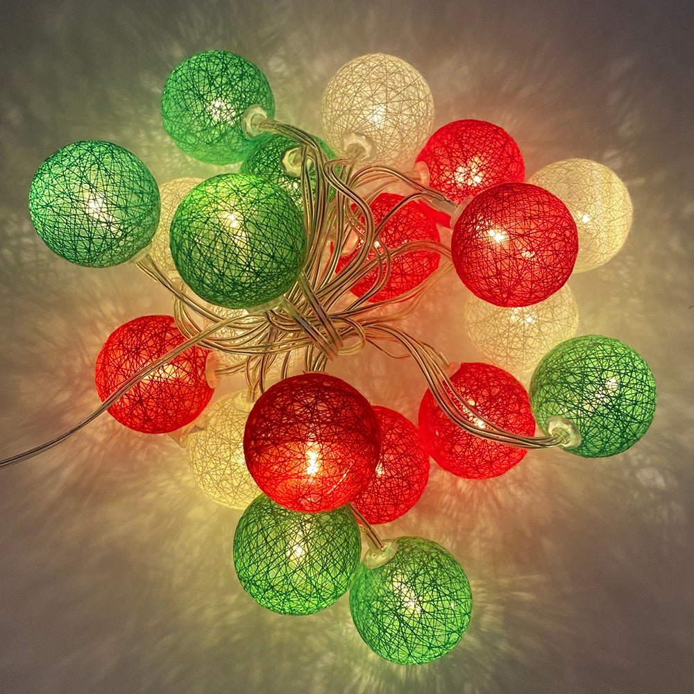 Vivolux | LED Baumwollball Girlande Lichter
