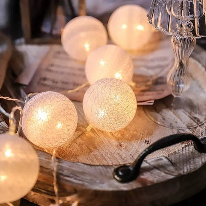 Vivolux | LED Baumwollball Girlande Lichter