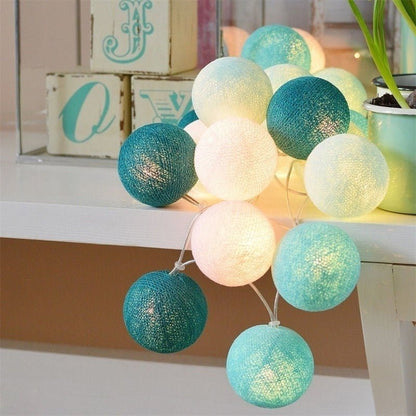 Vivolux | LED Baumwollball Girlande Lichter