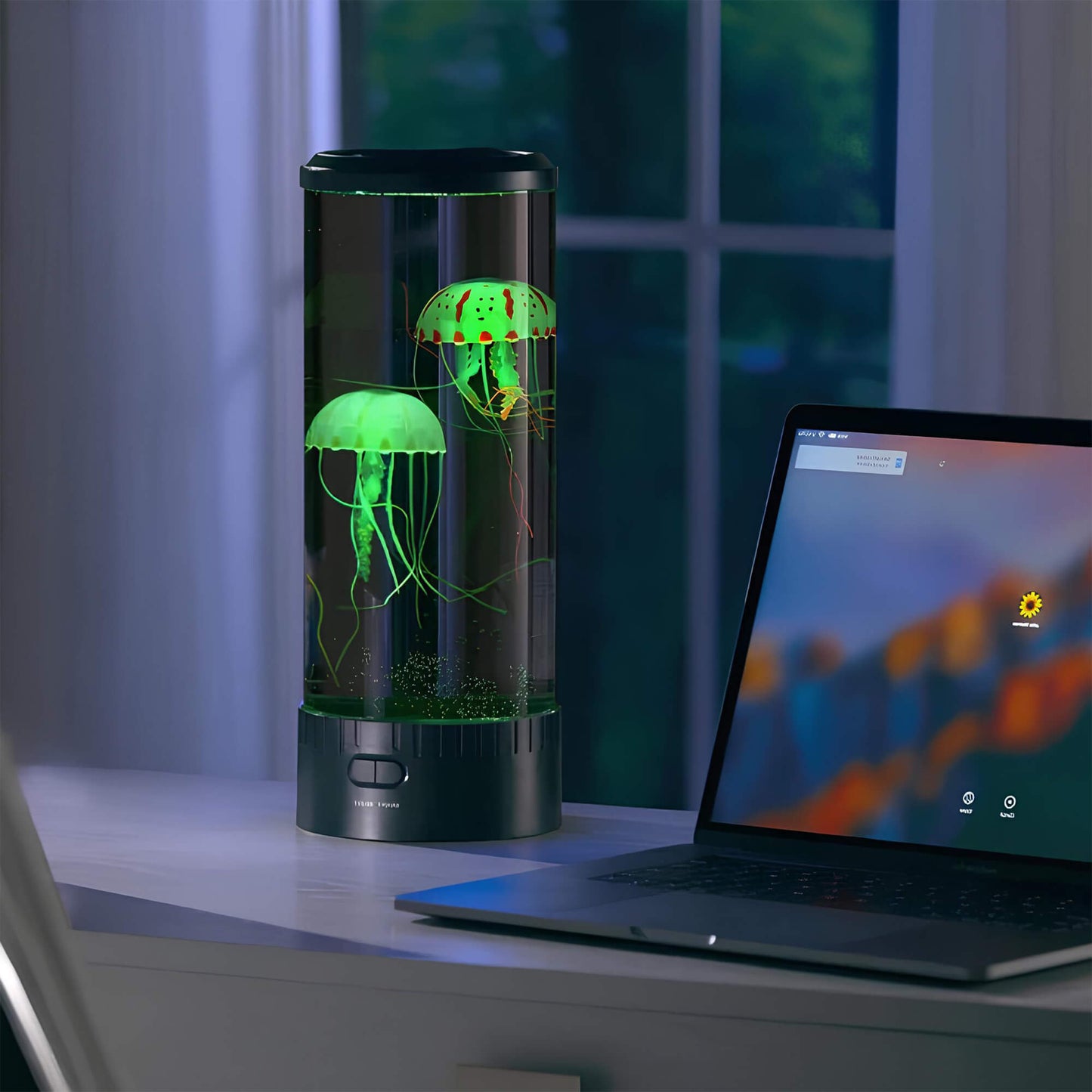 Vivolux | Beruhigende LED Qualle Tischlampe