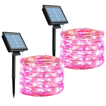 Vivolux | Solar-Lichterketten für den Außenbereich | Wasserdichte Solar-Gartenleuchten