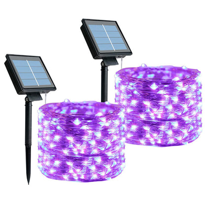 Vivolux | Solar-Lichterketten für den Außenbereich | Wasserdichte Solar-Gartenleuchten