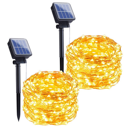 Vivolux | Solar-Lichterketten für den Außenbereich | Wasserdichte Solar-Gartenleuchten