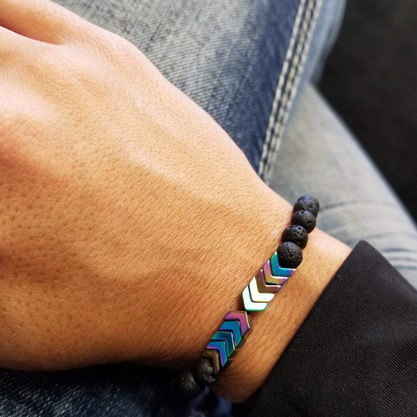 Vivolux | Diffuser Lava Stein Armband