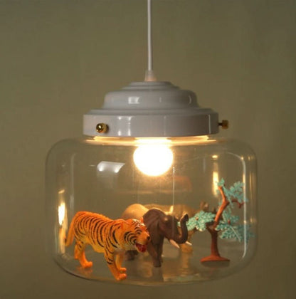 Vivolux | Kleiner Zoo | Hängelampe mit Glasschirm