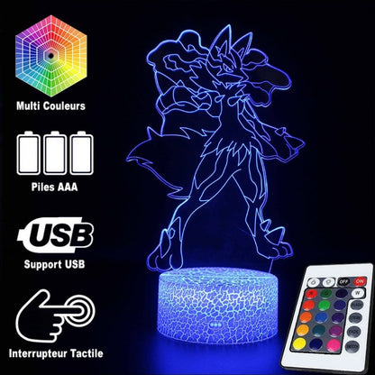 Vivolux | 3D Lampe Pokémon Lucario