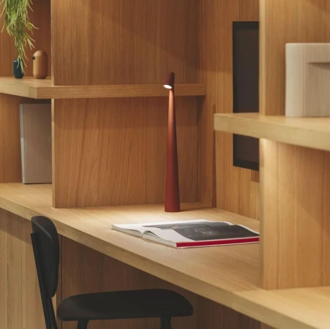 Vivolux | Nordic Minimalistisches Design Stimmungslicht | Kabellos | LED | Leselampe | Tischlampe