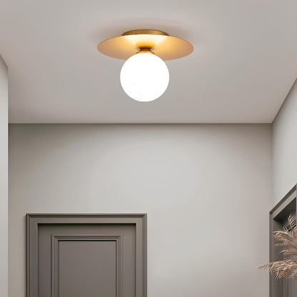 Vivolux | LumiNoble | Zeitlose Deckenleuchte mit goldenem LED-Kugeldesign