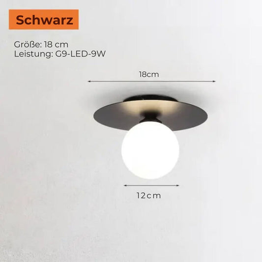 Vivolux | LumiNoble | Zeitlose Deckenleuchte mit goldenem LED-Kugeldesign