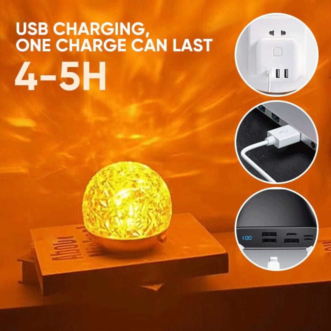 Vivolux | Magische Wellen | Dynamische Wasserwellen-Projektions-Stimmungslampe