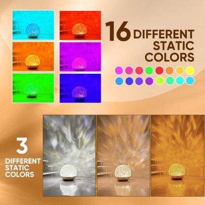 Vivolux | Magische Wellen | Dynamische Wasserwellen-Projektions-Stimmungslampe