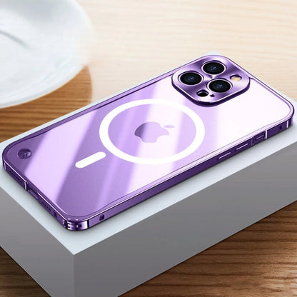 Vivolux | Metall Luxus MagSafe Hülle für iPhone Pro Max - Schlankes und Stilvolles Design mit Maximalem Schutz