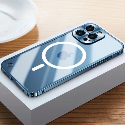 Vivolux | Metall Luxus MagSafe Hülle für iPhone Pro Max - Schlankes und Stilvolles Design mit Maximalem Schutz