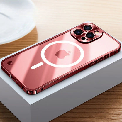 Vivolux | Metall Luxus MagSafe Hülle für iPhone Pro Max - Schlankes und Stilvolles Design mit Maximalem Schutz