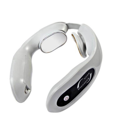 Lymphatische Nackenmassage EMS-Gerät mit Wärme, Akupunkturpunkttherapie, Blau