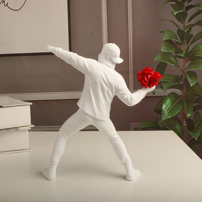 Vivolux | Emrys - Banksy Blumenprovokateur