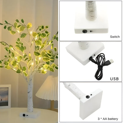 Vivolux | Magische BrightTree Tischlampe – Elegantes Baumdesign mit Warmem LED Licht