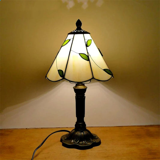 Vivolux | Tischlampe LED Barock Retro E27 - Vintage Tiffany-Glas
